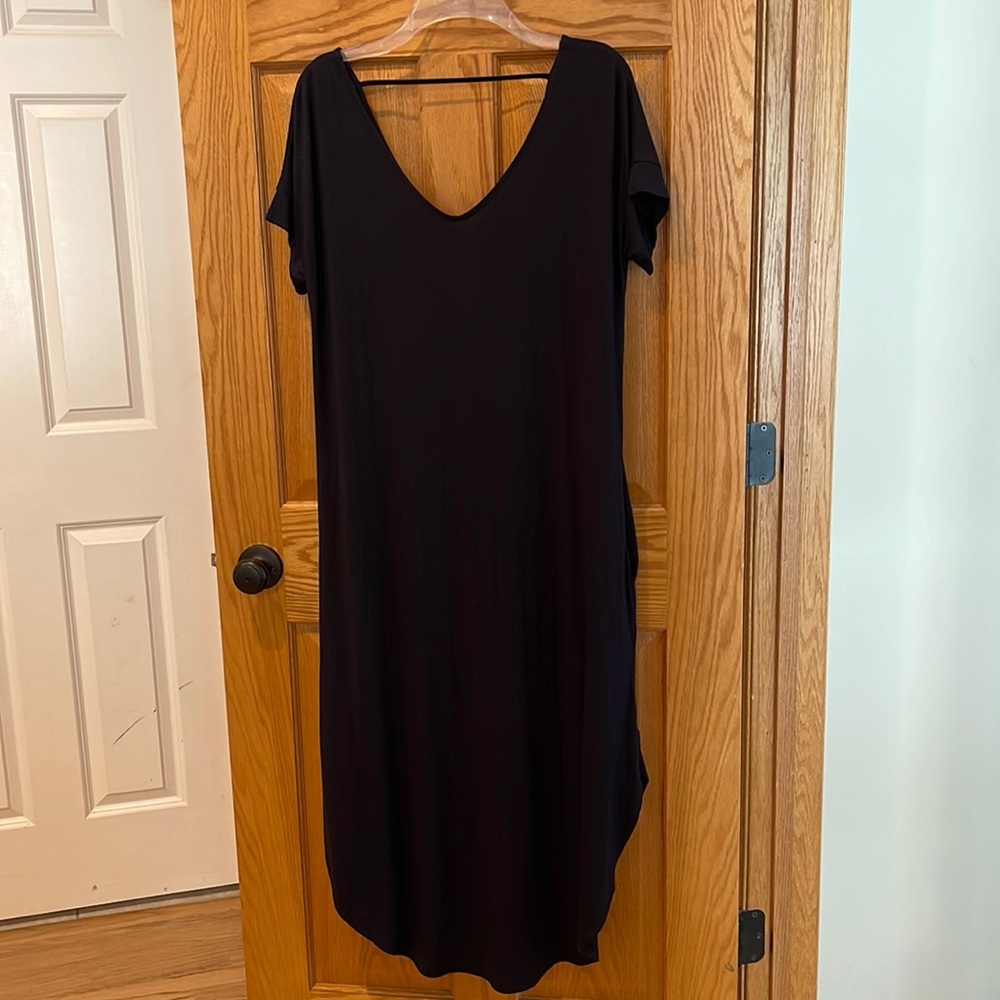 Maurice’s comfy 24/7 navy blue tshirt dress size L NWT